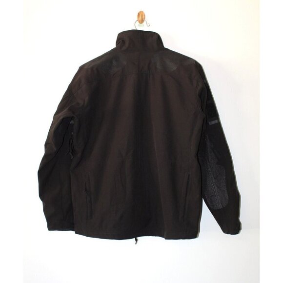 War Armor Fleece lined Tactical Black Softshell Men Jacket Size Large Pockets - Picture 10 of 13